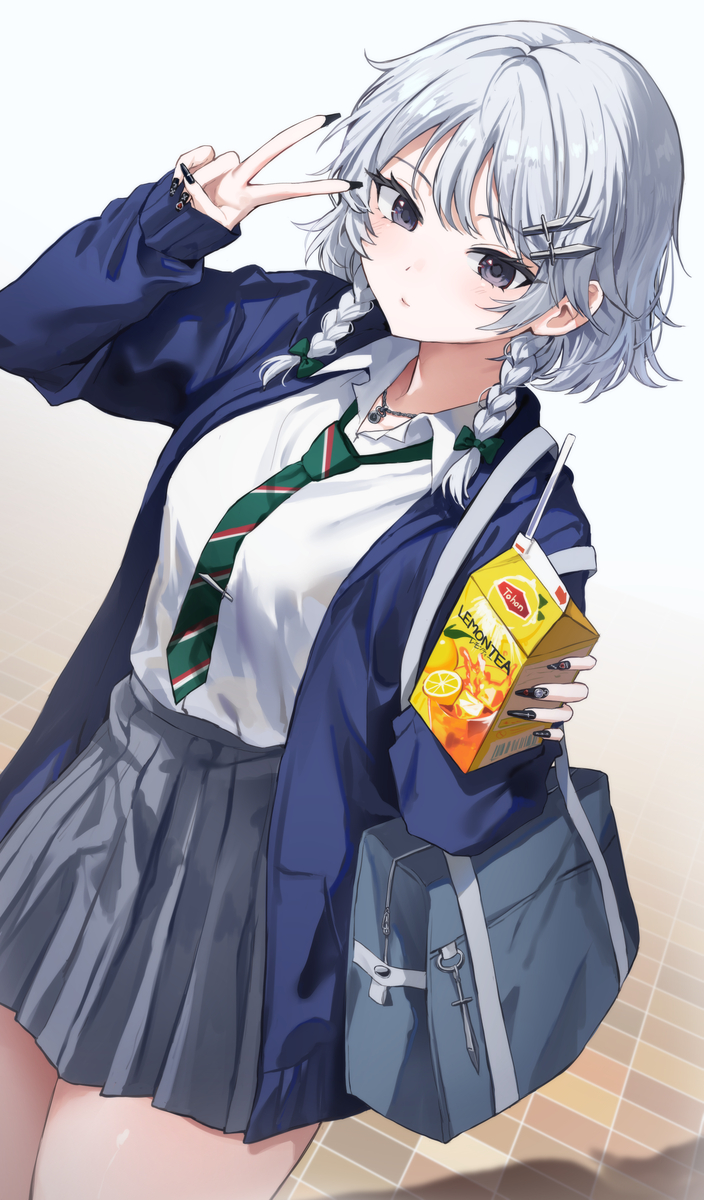 This is a pixiv picture whose title is 咲夜.