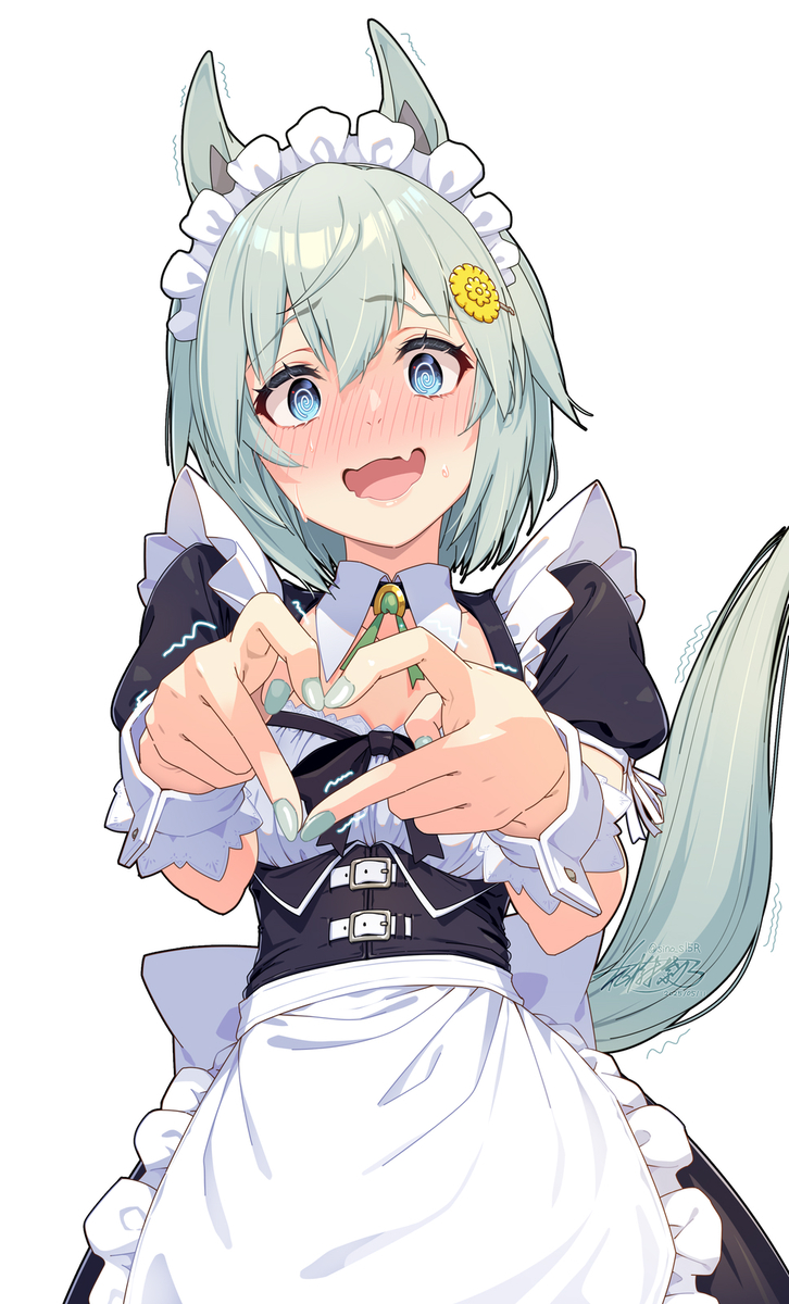 This is a pixiv picture whose title is 【ウマ娘】メイドセイちゃん.