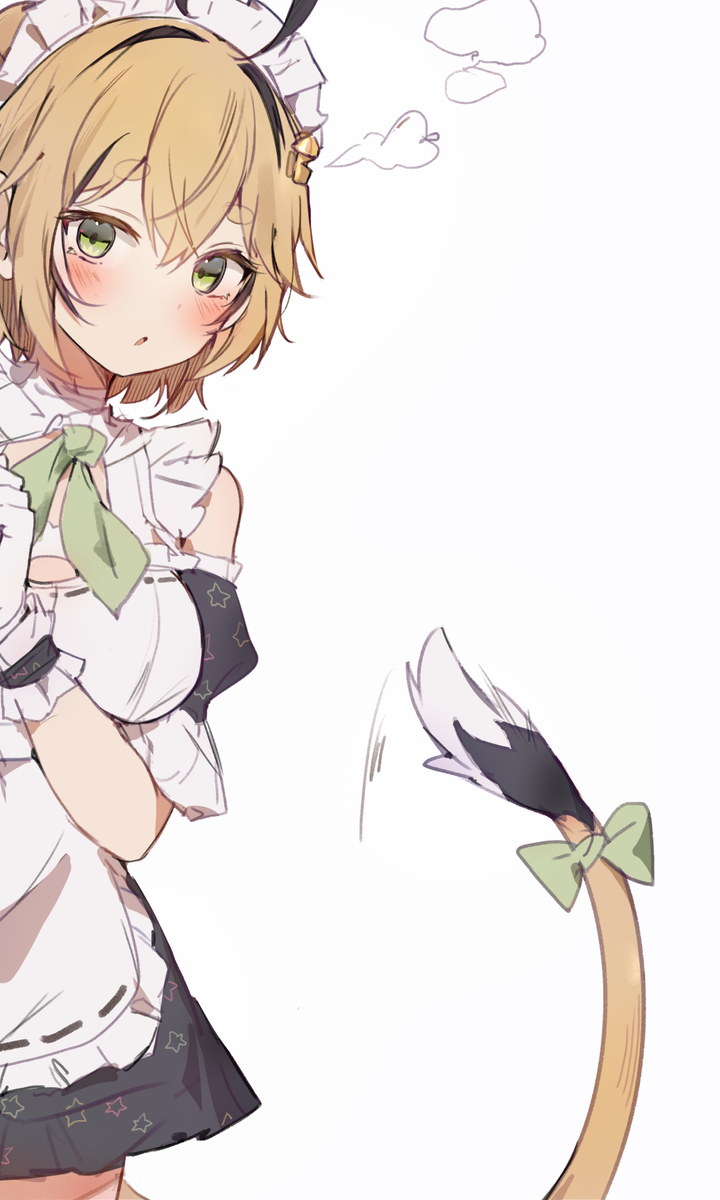 This is a pixiv picture whose title is maid day.