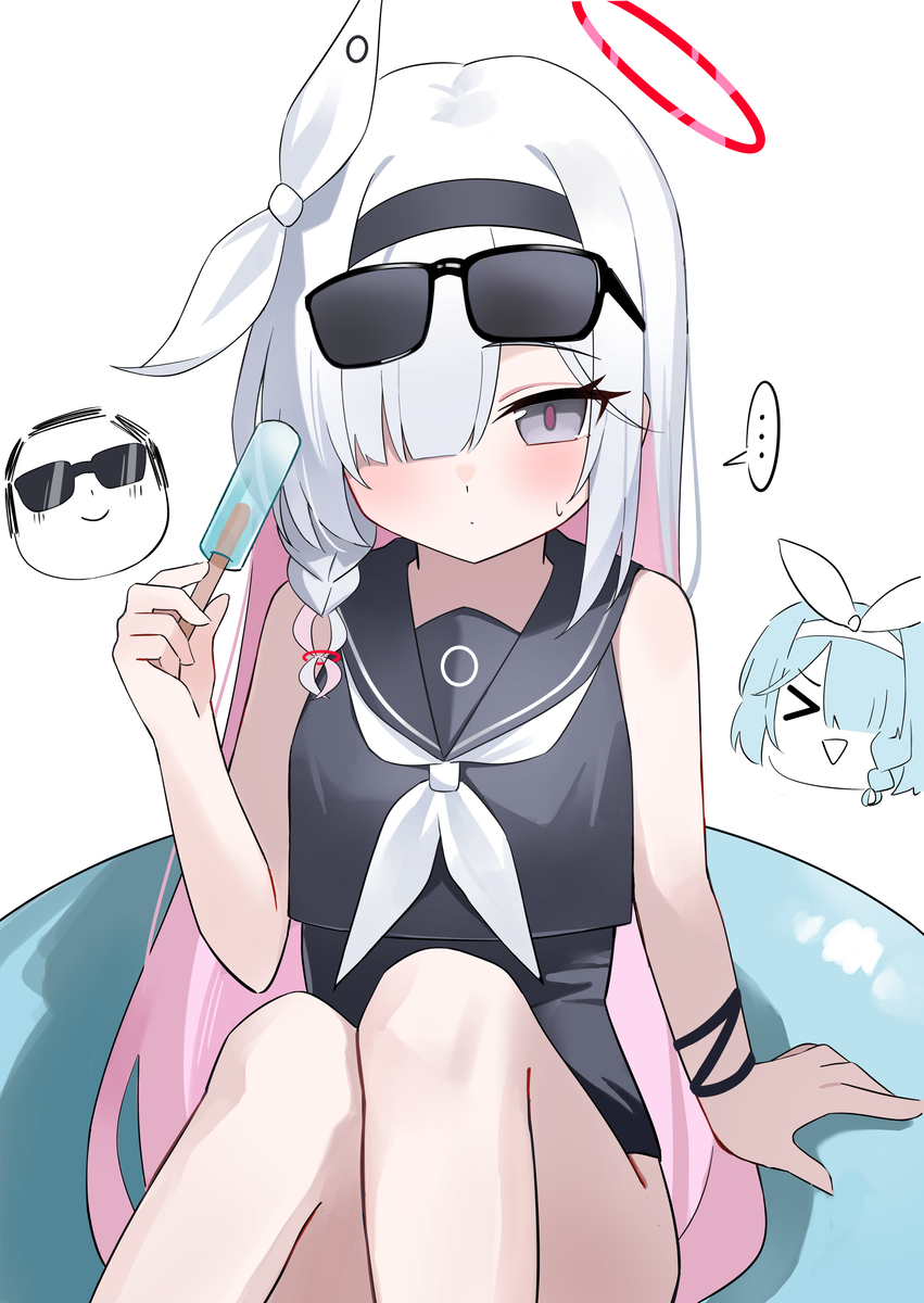 This is a pixiv picture whose title is 水着プラナ🤍.