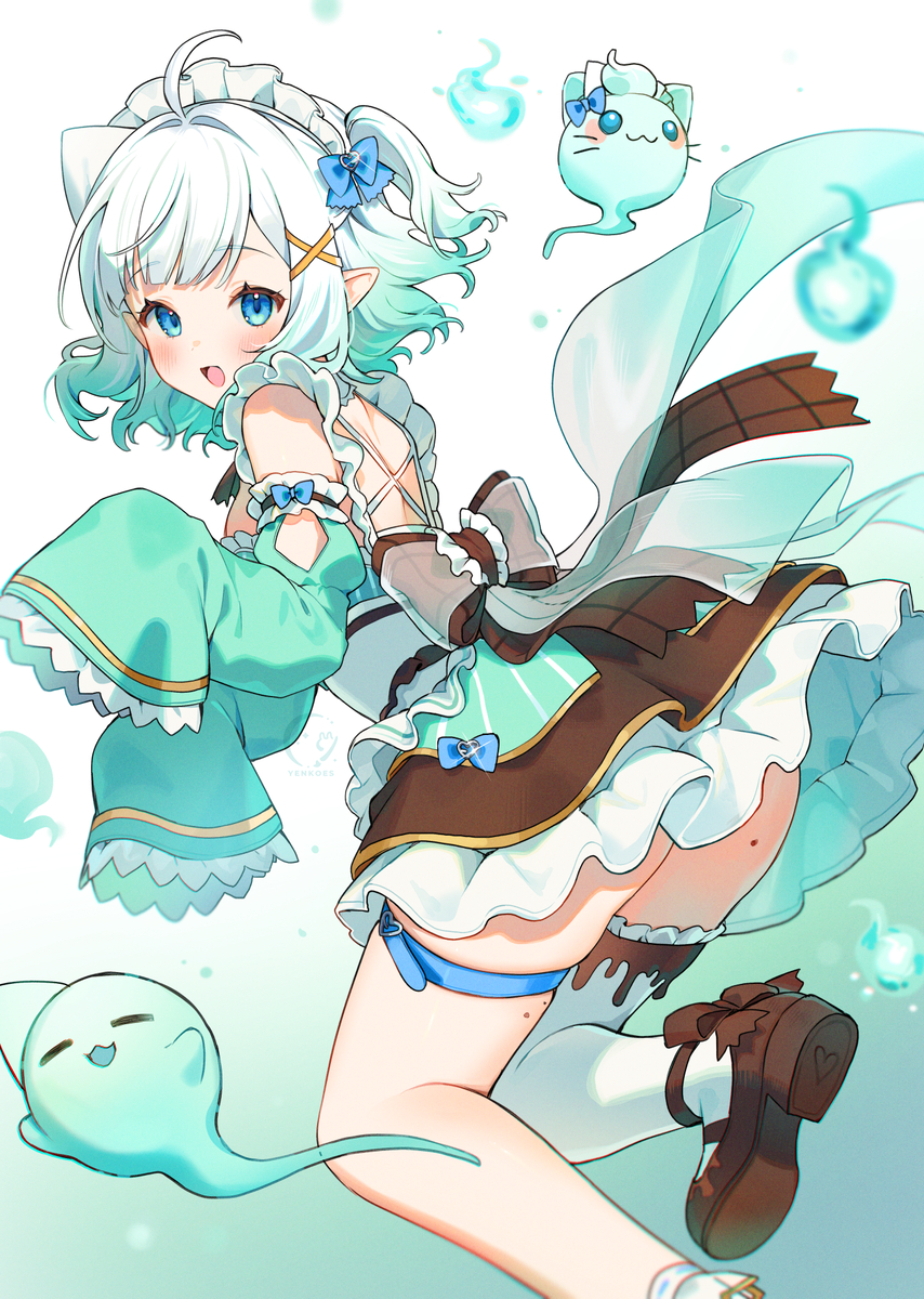 This is a pixiv picture whose title is Mint.