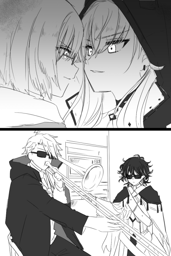 This is a pixiv picture whose title is 奏章IVの好きコンビ.