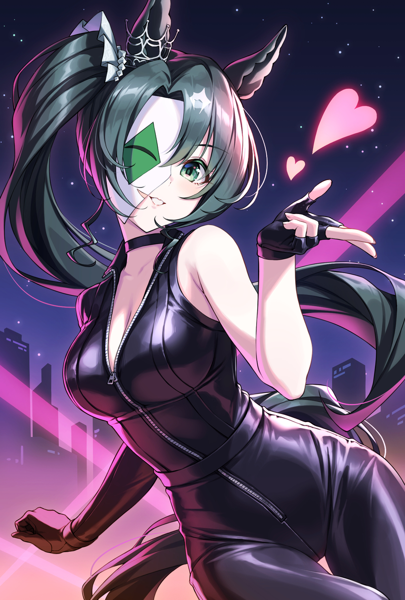 This is a pixiv picture whose title is 怪盗クラウン.