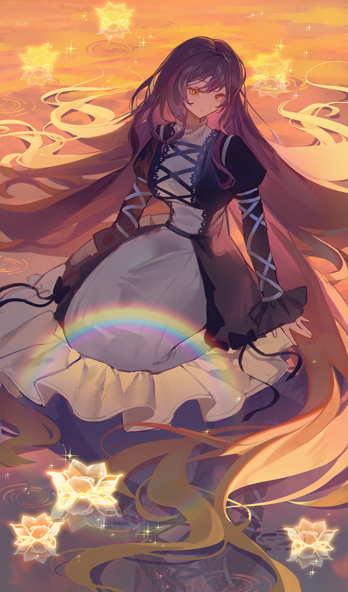 This is a pixiv picture whose title is 百日绘-day41 圣白莲.