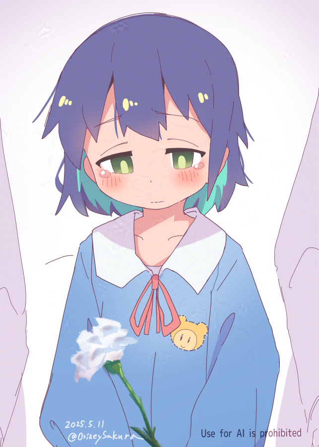 This is a pixiv picture whose title is お花となゆたん.