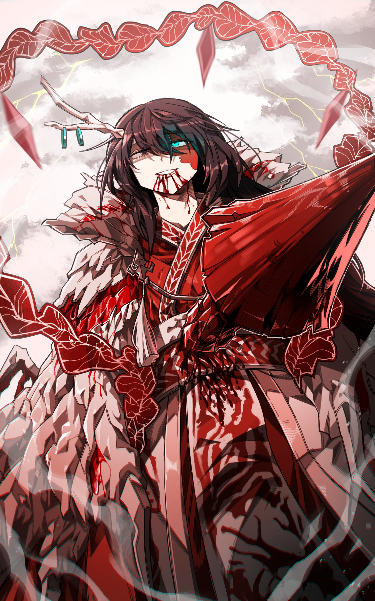 This is a pixiv picture whose title is 오혈읍루 홍루.
