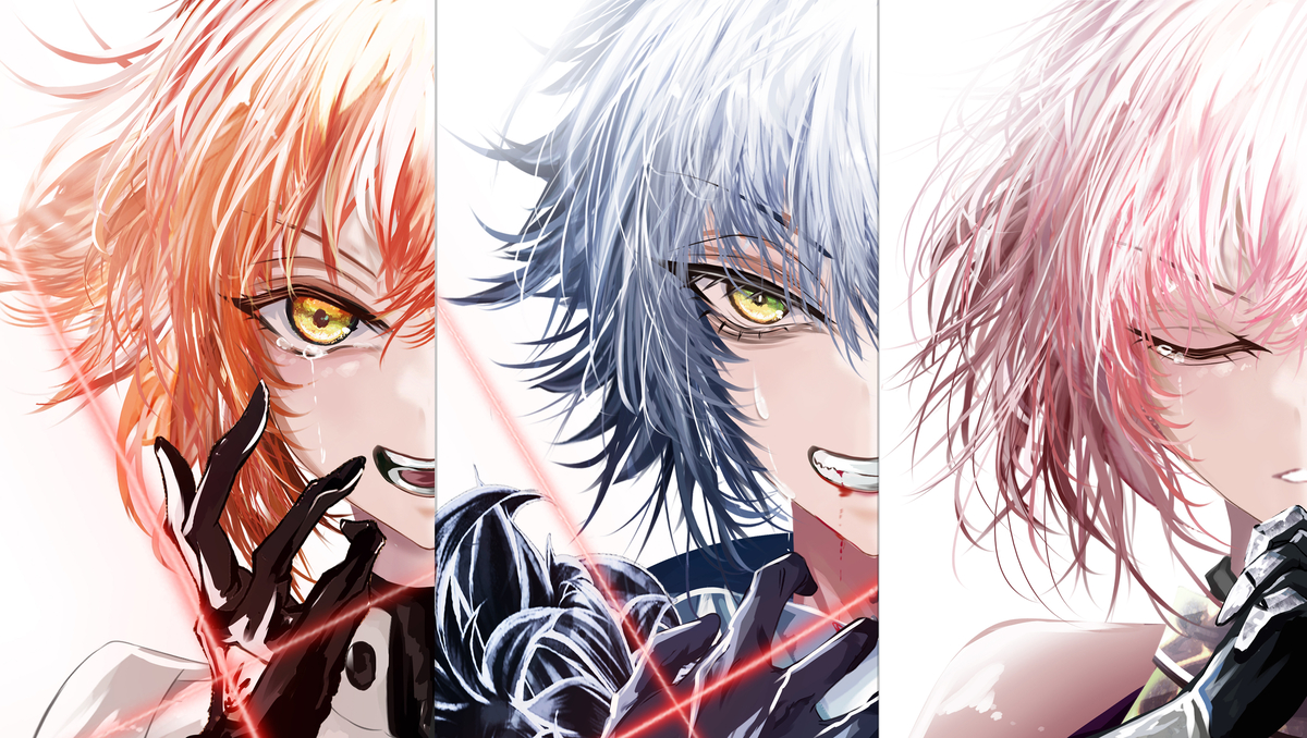 This is a pixiv picture whose title is 「 僕にも世界を救えるってね 」.