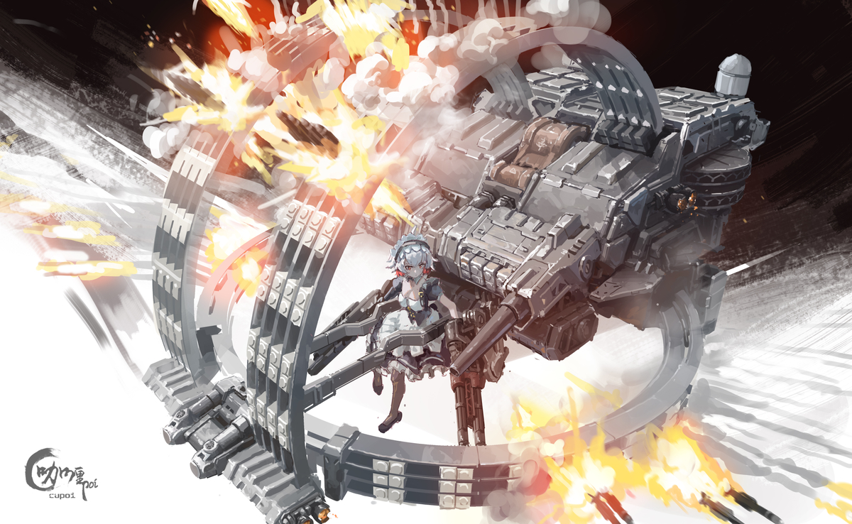This is a pixiv picture whose title is 武装饰呆.