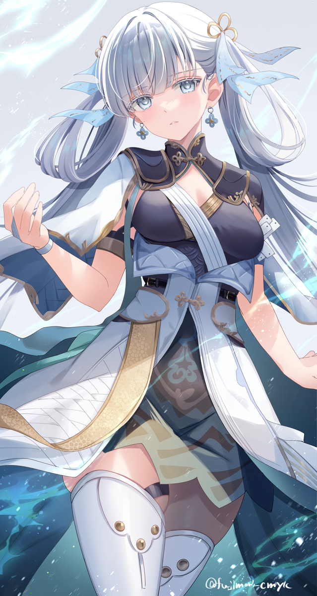 This is a pixiv picture whose title is 今汐.