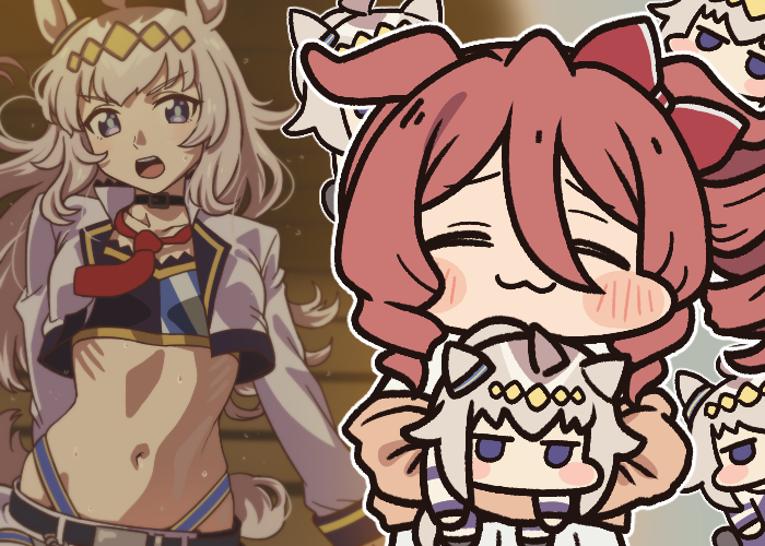 This is a pixiv picture whose title is オグリキャップ.