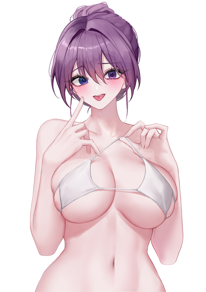 This is a pixiv picture whose title is 👙.