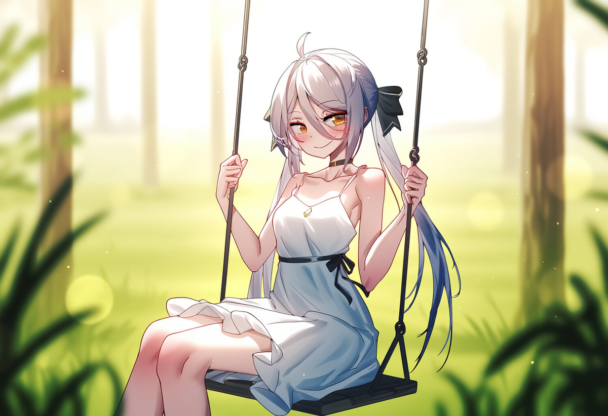 This is a pixiv picture whose title is 安卡荡秋千.
