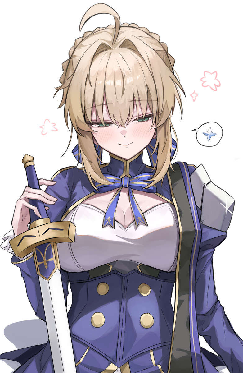 This is a pixiv picture whose title is hsr x saber.