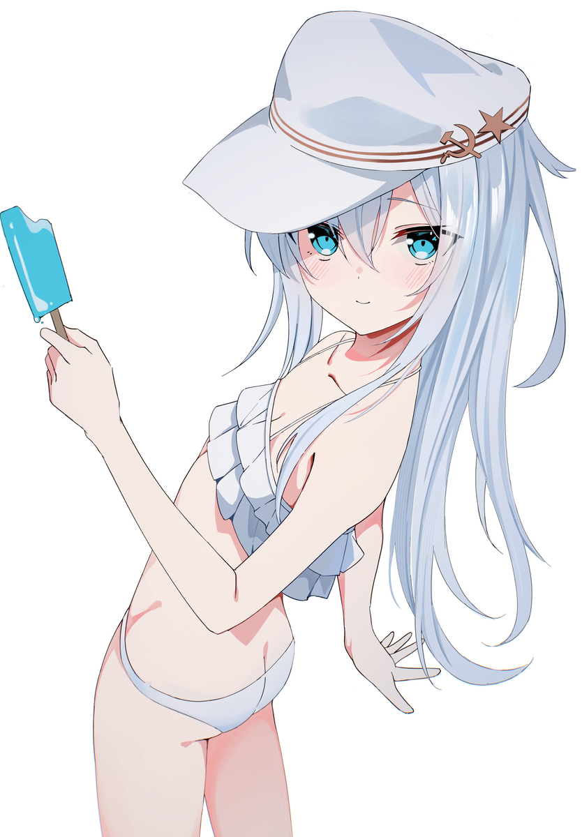 This is a pixiv picture whose title is 水着ヴェールヌイ.