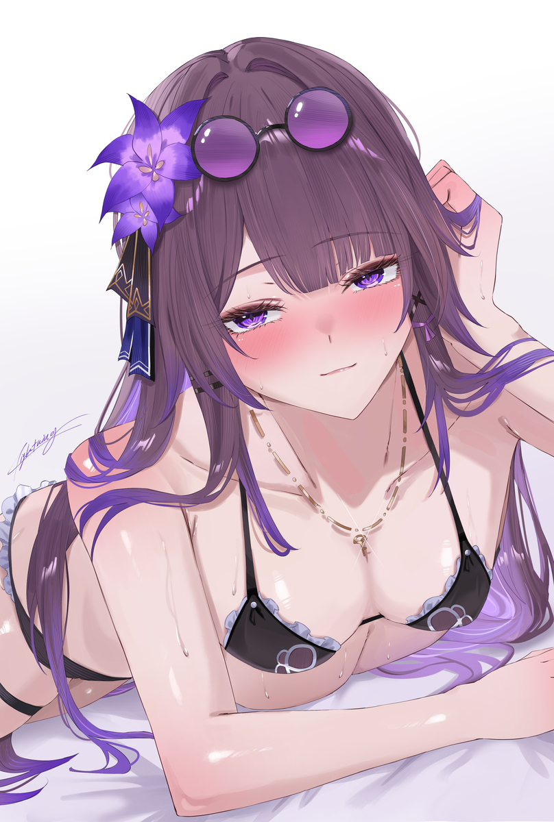 This is a pixiv picture whose title is 水着ヘルタ.