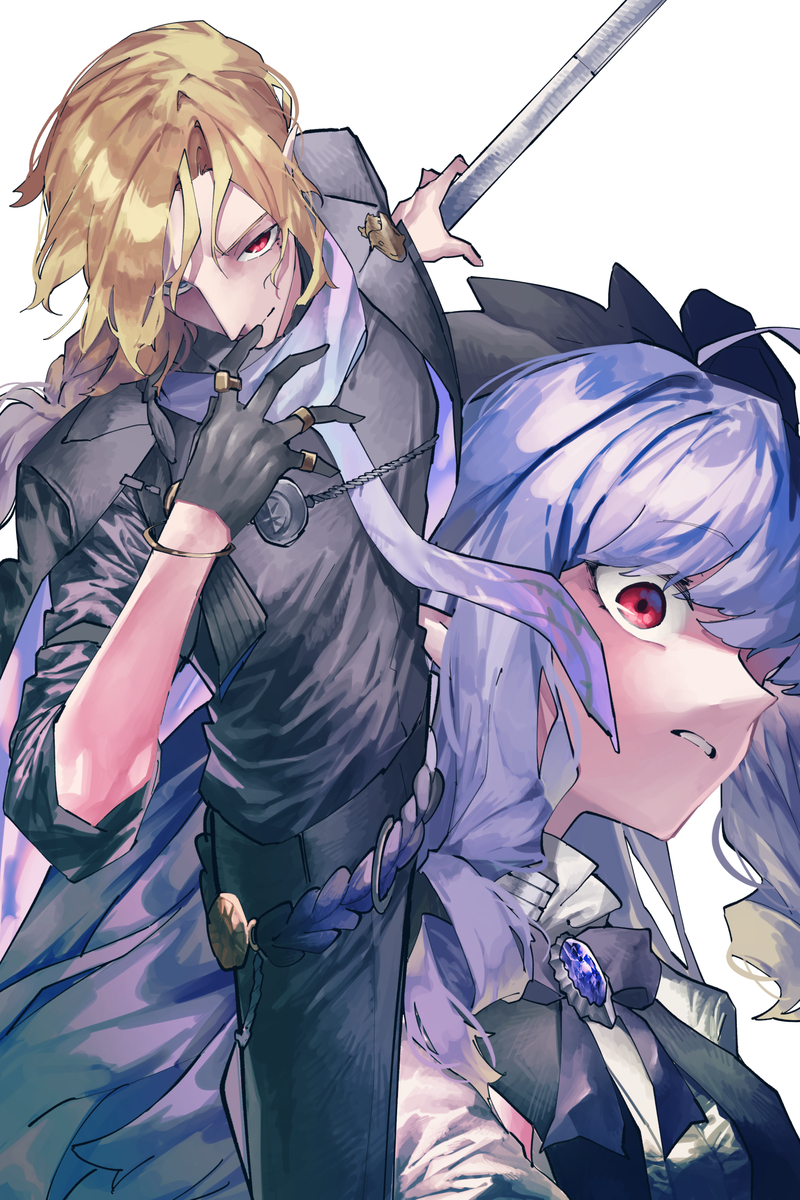 This is a pixiv picture whose title is ヒューゴとビビアン.