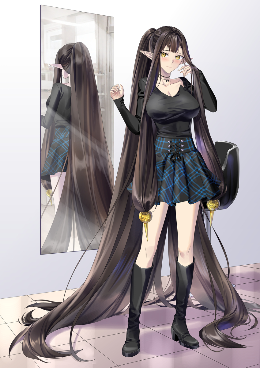 This is a pixiv picture whose title is Semiramis.