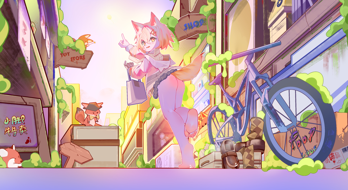 This is a pixiv picture whose title is 红云.