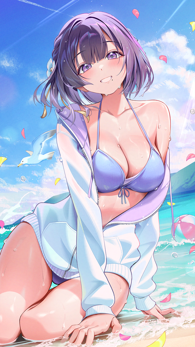This is a pixiv picture whose title is 秦谷美鈴.
