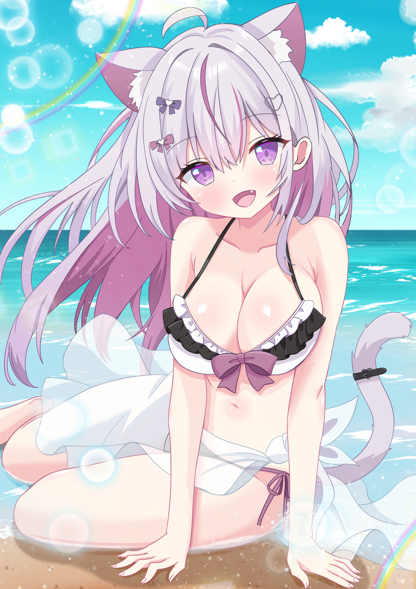 This is a pixiv picture whose title is 【Skebリクエスト】猫山みあさん.