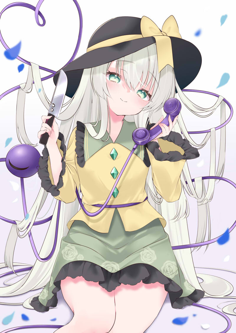 This is a pixiv picture whose title is ロングヘアこいしちゃん.