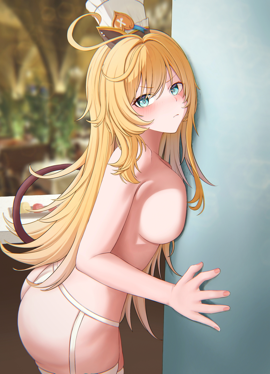 This is a pixiv picture whose title is 爱可菲.