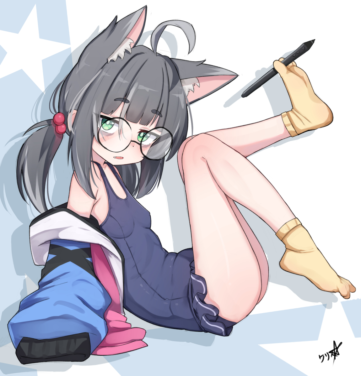This is a pixiv picture whose title is Me :3.