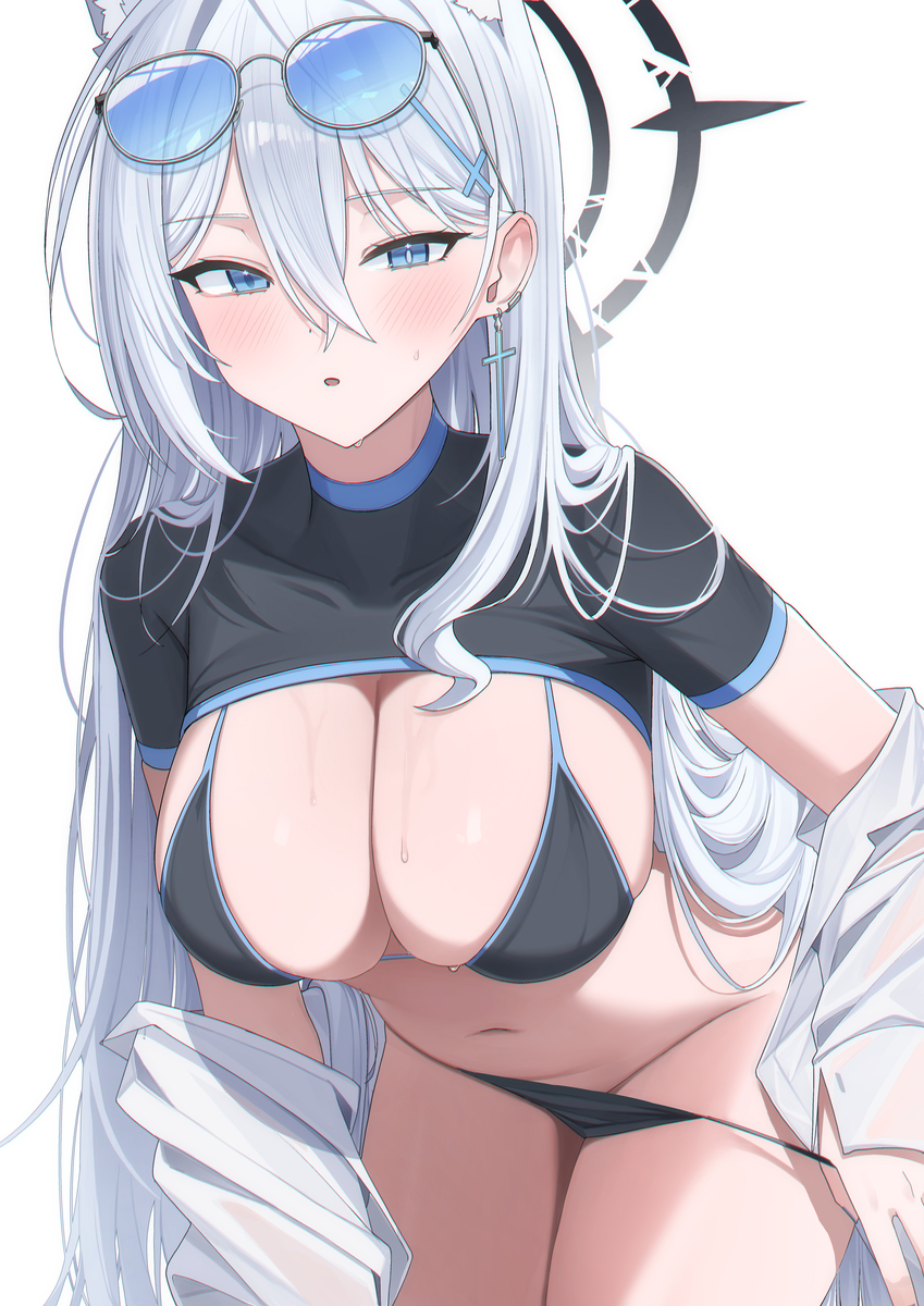 This is a pixiv picture whose title is シロコ.