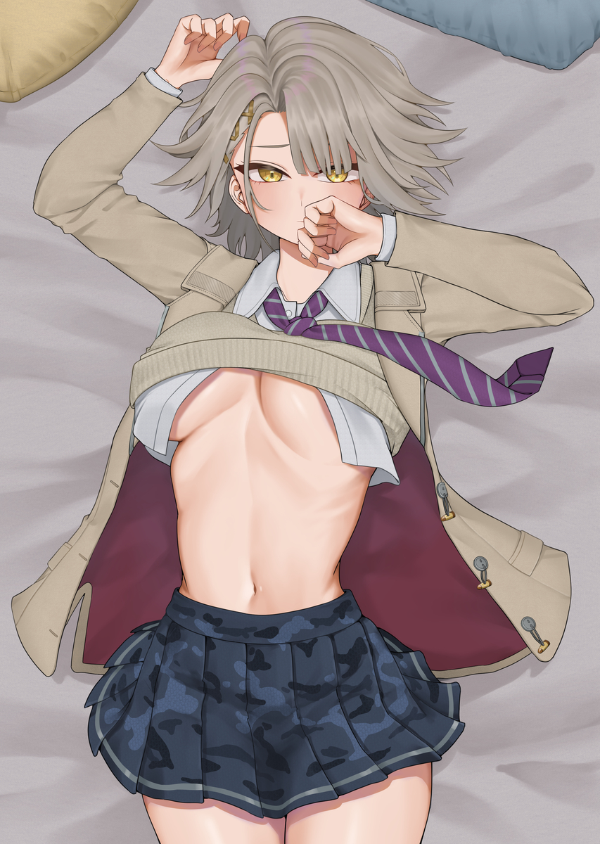 This is a pixiv picture whose title is 制服ヴェクター.