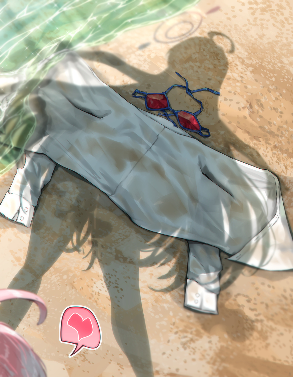 This is a pixiv picture whose title is 👙🌊♥️♥️.