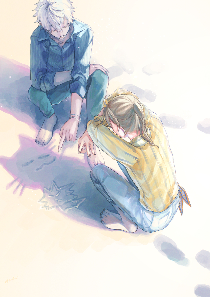 This is a pixiv picture whose title is ねこかげのわーる.