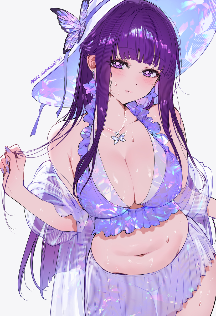This is a pixiv picture whose title is フェルンの水着.