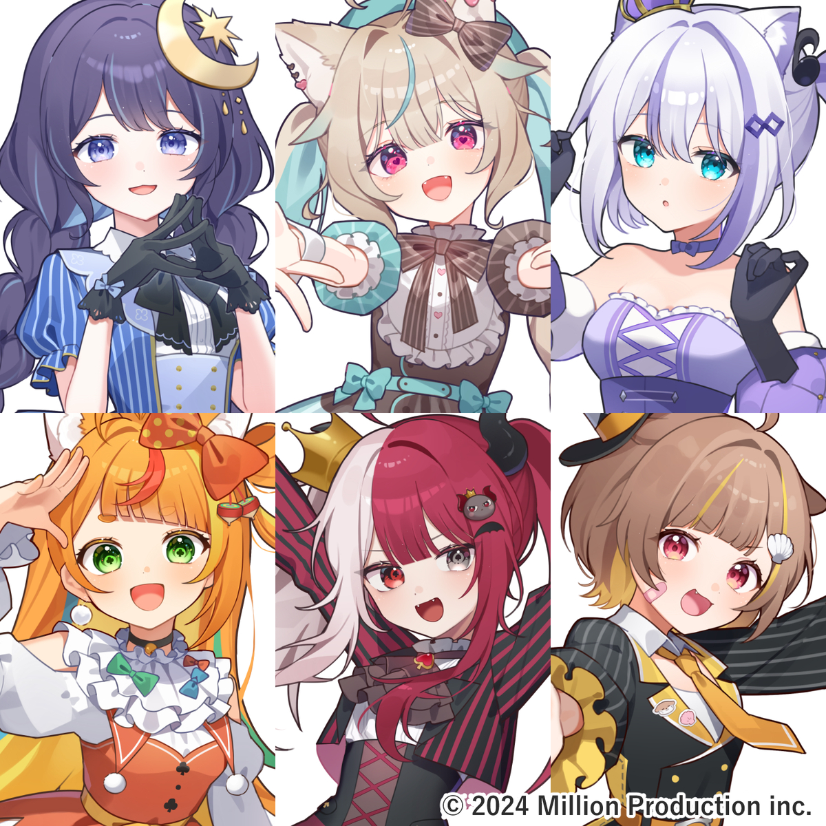 This is a pixiv picture whose title is ミリプロ「トンデモワンダーズ」.