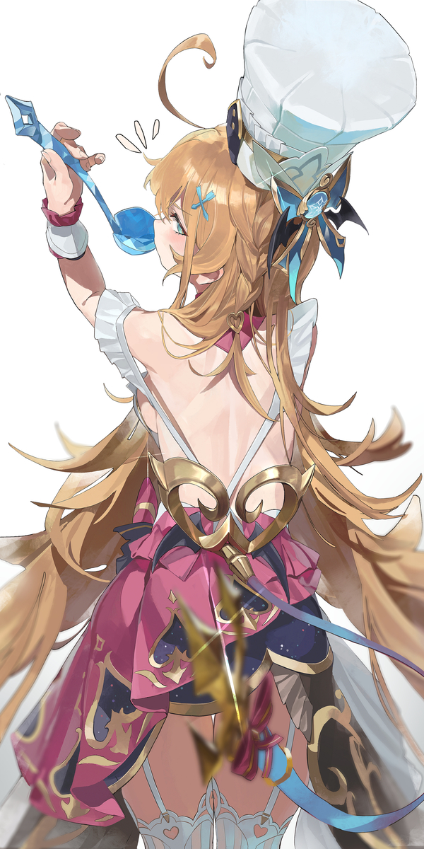 This is a pixiv picture whose title is 爱可菲.
