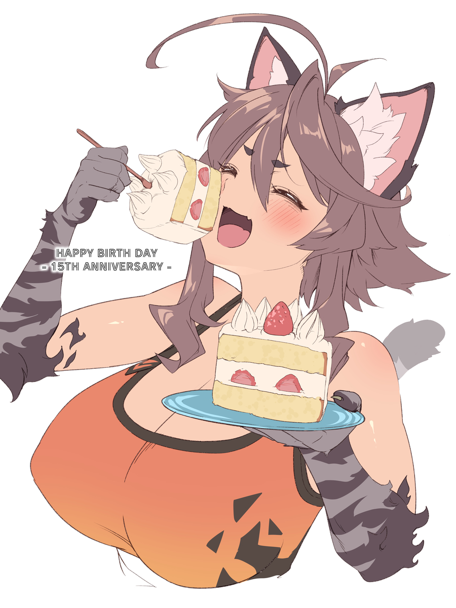 This is a pixiv picture whose title is 夜ヶ岳 嵐、15周年！！.