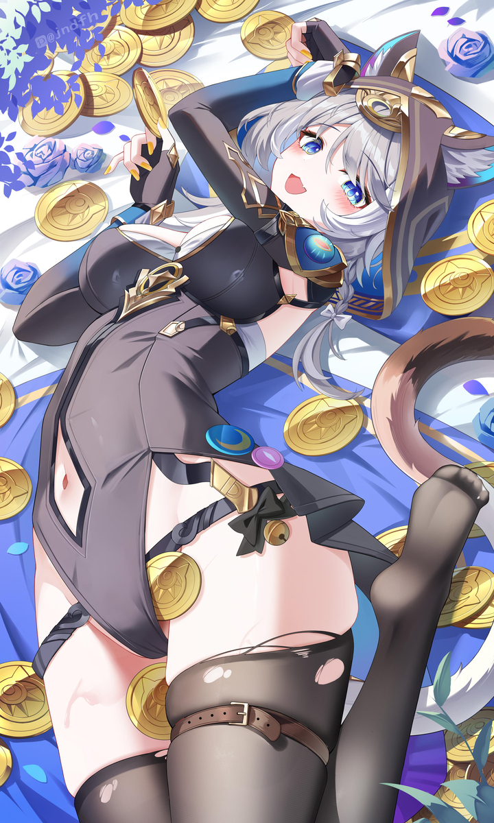 This is a pixiv picture whose title is 赛飞儿全年龄🐱🐱🐱🐱🐱.