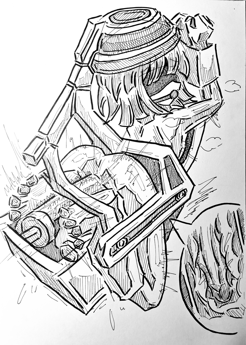 This is a pixiv picture whose title is 榨汁机.