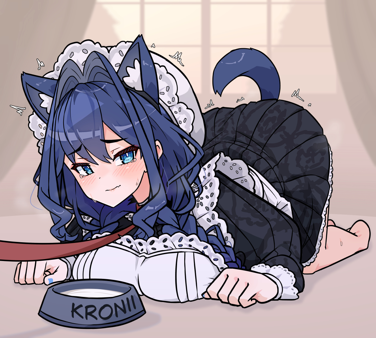 This is a pixiv picture whose title is 🐕‍🦺⬇️⌛.