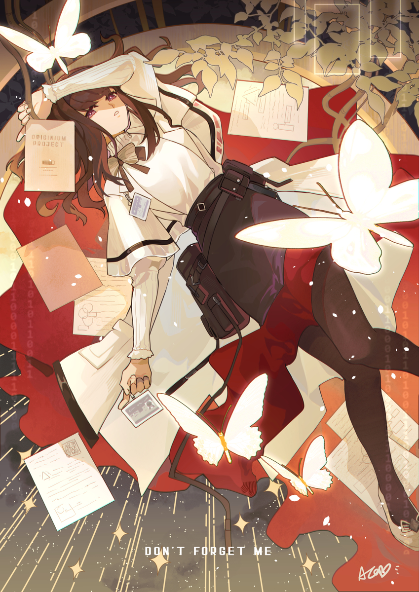 This is a pixiv picture whose title is Don't forget me.