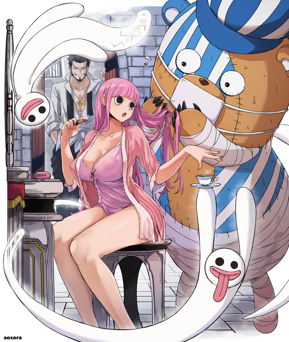 This is a pixiv picture whose title is ペローナの朝支度.