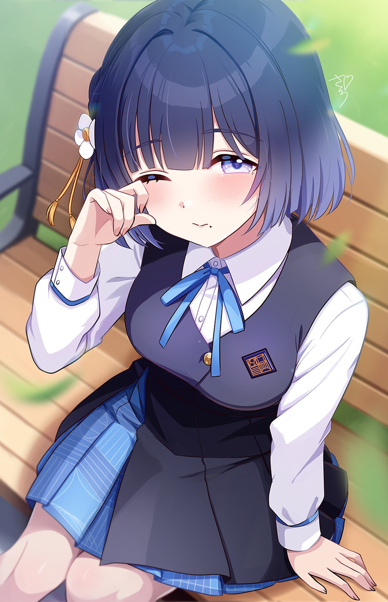 This is a pixiv picture whose title is 美鈴見つけた.