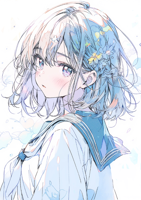 This is a pixiv picture whose title is 『come here』.