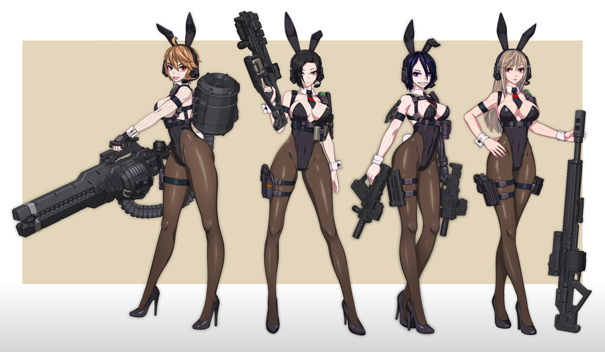 This is a pixiv picture whose title is 战术兔女郎02.