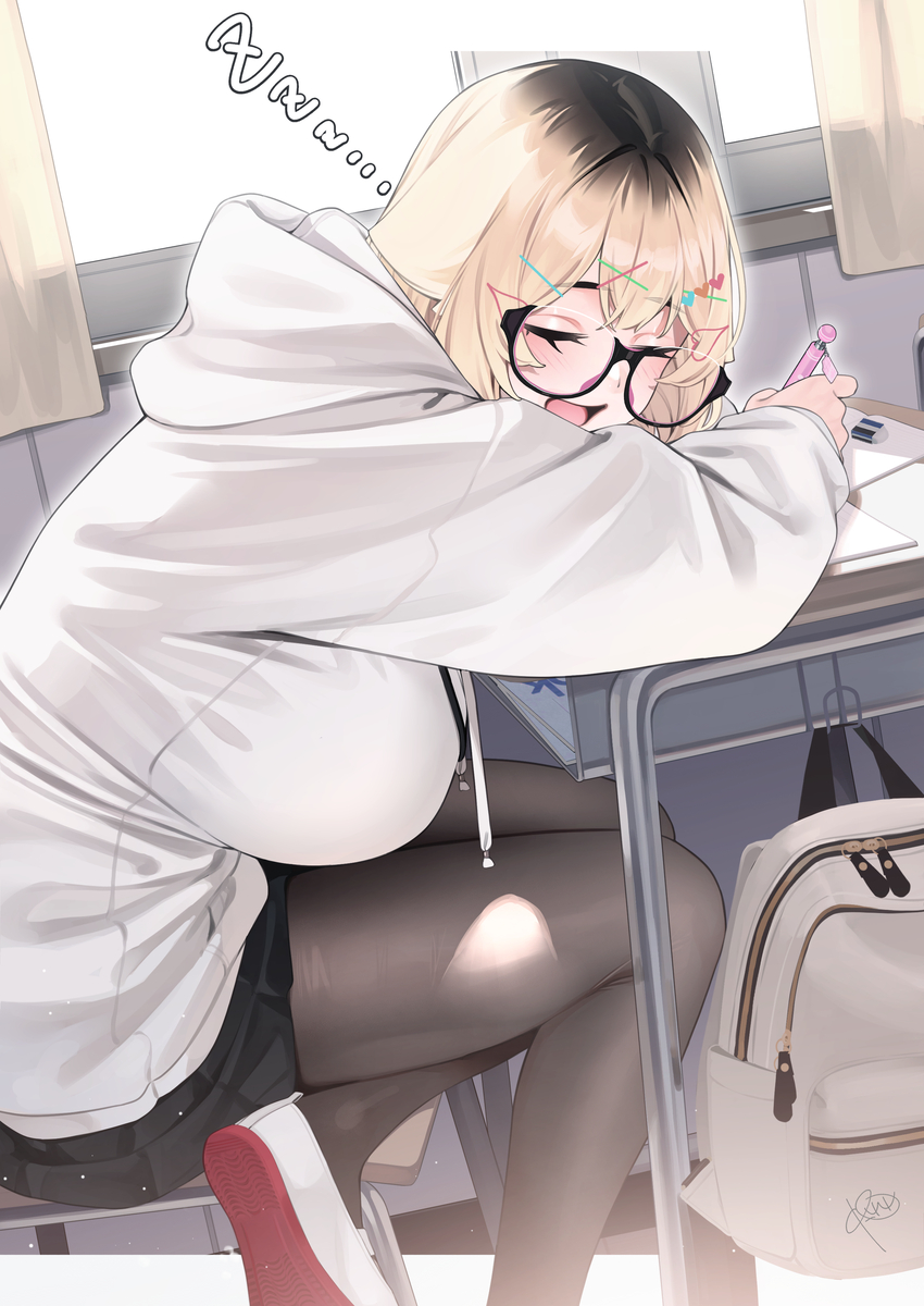 This is a pixiv picture whose title is 「えへへ～」.
