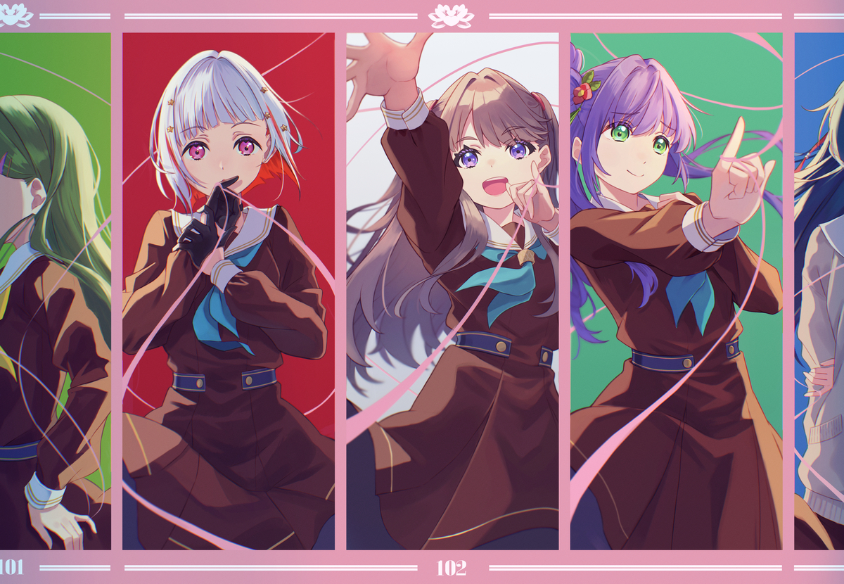 This is a pixiv picture whose title is ...101～102～103....