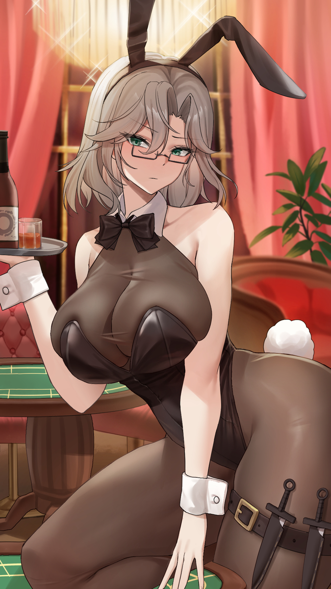 This is a pixiv picture whose title is 亲自潜入赌场做调查的女干部大人.