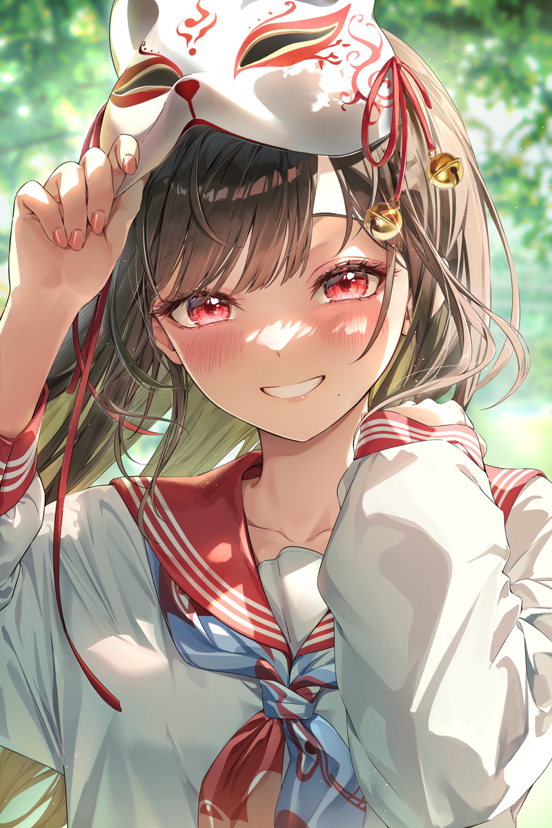 This is a pixiv picture whose title is キツネ.
