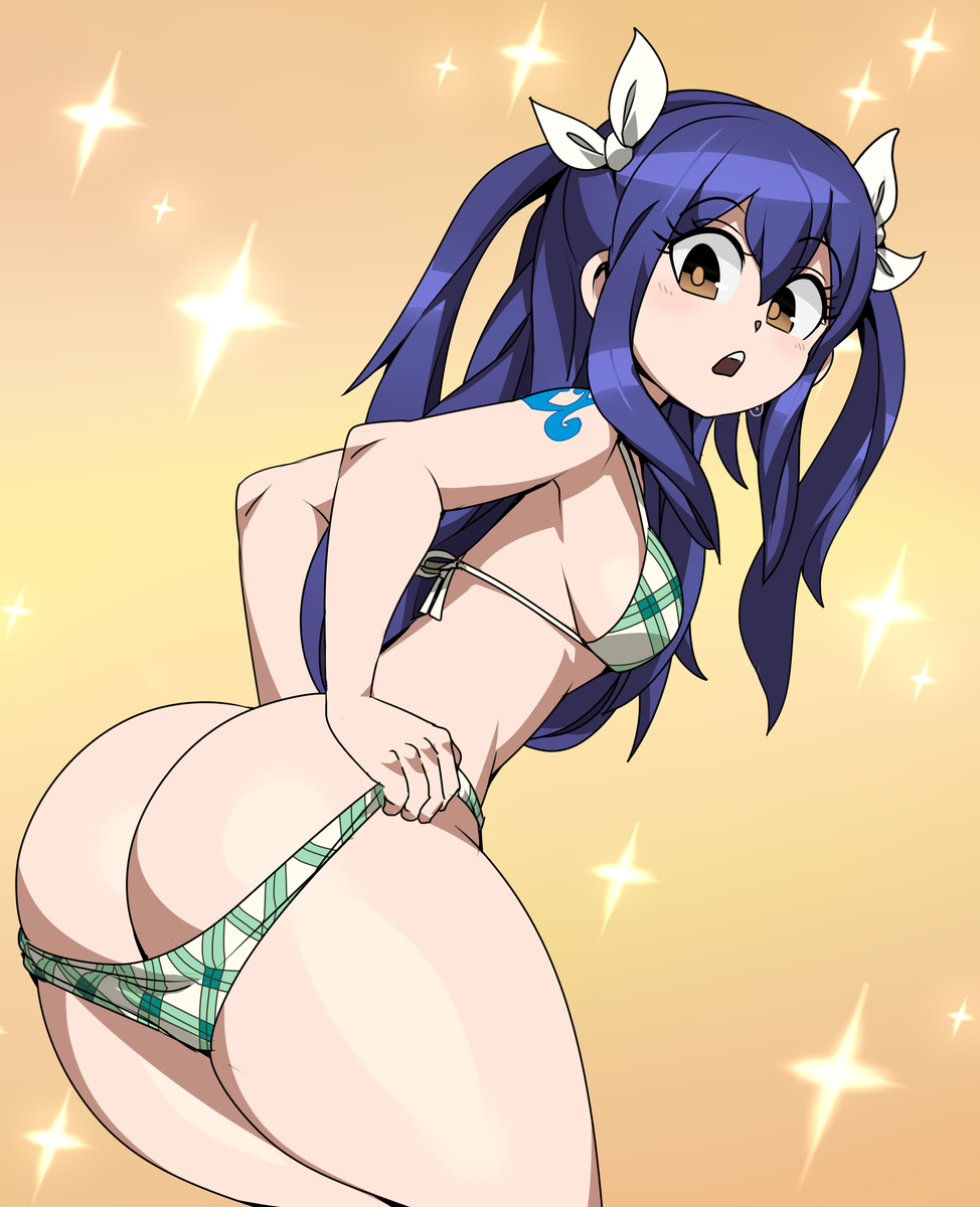 This is a pixiv picture whose title is Wendy Marvell swimsuit comm.