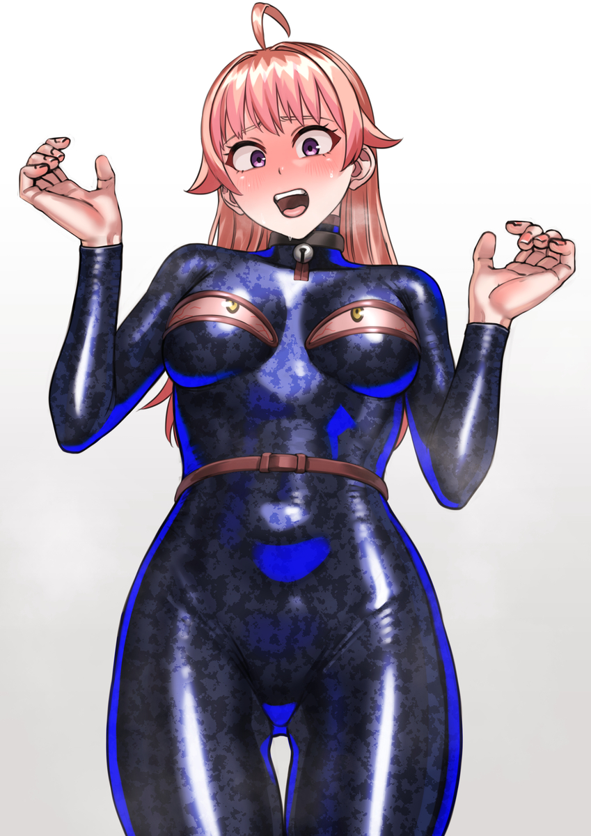 This is a pixiv picture whose title is 服に魔法をかけられたニコちゃん.