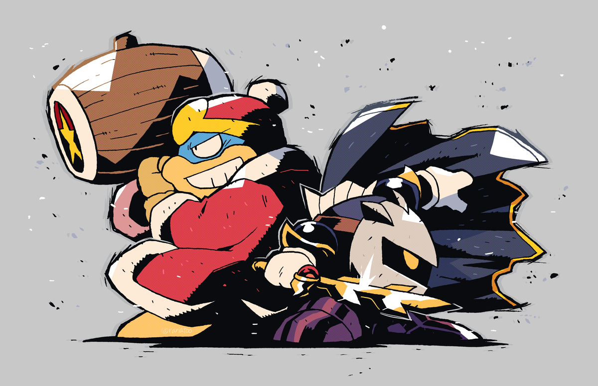 This is a pixiv picture whose title is 槌と剣.